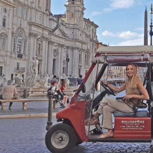rome highlights by golf cart tour