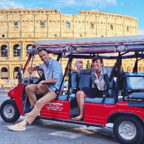 colosseum golf cart rome